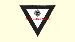 Minimalism Typography triangle Simple Background Illuminati