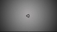 Minimalism ubuntu operating system logo monochrome