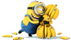 minions bananas yellow denim