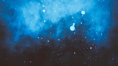 mist blue bokeh dots cyan Stars