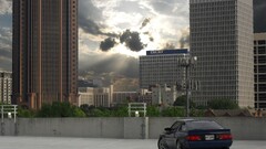 Mitsubishi cityscape Car vehicle blue cars