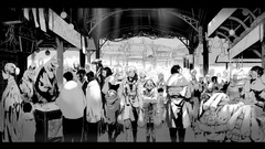 monochrome Anime anime girls