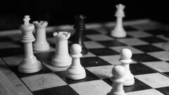 monochrome chess board games