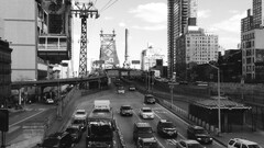 monochrome cityscape vehicle Car traffic