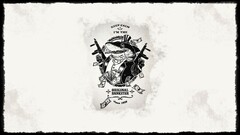 monochrome humor artwork weapon shark