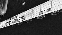 monochrome photography band arctic monkeys signs marquee