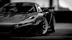 monochrome vehicle McLaren 12C