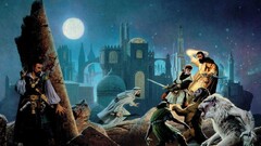 moon creature night sky