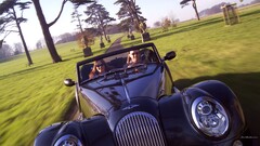 morgan aero Car vehicle smiling