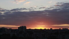 morning cityscape City sky