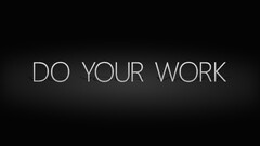 motivational quote Minimalism monochrome Typography work