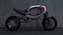 motorcycle futuristic vehicle digital art