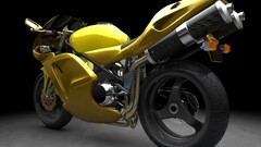 motorcycle video games vehicle yellow