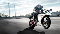 motorcycle Yamaha YZF vehicle race tracks racing