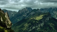 Mountains landscape nature Alps cliff switzerland