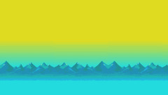 Mountains nature artwork