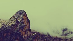 Mountains nature landscape mist