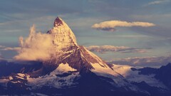 Mountains nature landscape sky clouds matterhorn