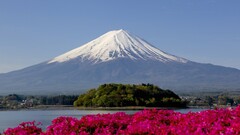Mountains volcano landscape mount fuji