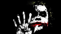 Movies Batman The Dark Knight joker paint splatter artwork