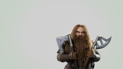 Movies Gimli Axes the lord of the rings dwarf beard