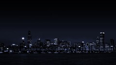 multiple display cityscape night