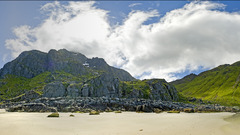 multiple display landscape nature Island beach blue sand