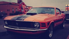 muscle cars Ford mustang Car vehicle red cars Ford