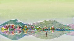 Mushishi artwork snow reflection Anime