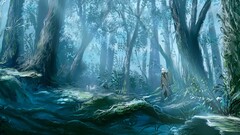 Mushishi Ginko (Mushishi) Anime forest
