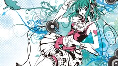 Music anime girls headphones Anime