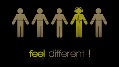 Music artwork headphones