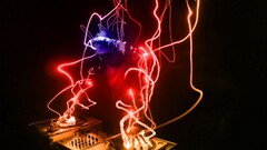 Music artwork turntables