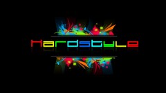 Music black Typography colorful