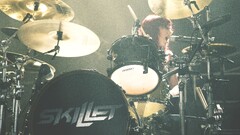 Music Drums musical instrument open mouth redhead