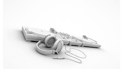 Music headphones Technology Simple Background mixing consoles