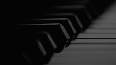 Music piano musical instrument monochrome