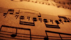 Music sheet musical notes Music