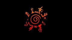 Naruto Shippuuden Anime Symbols orange