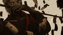 Naruto Shippuuden Hidan akatsuki Anime face dark fantasy art