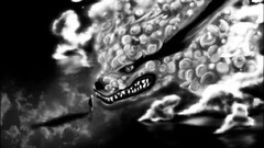 Naruto Shippuuden kyuubi monochrome uzumaki naruto Anime