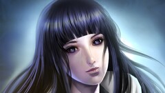 Naruto Shippuuden Manga Anime hyuuga hinata anime girls bangs