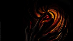 Naruto Shippuuden Manga Anime tobi sharingan mask red eyes red