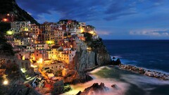 national geographic Italy cinque terre manarola town liguria sky