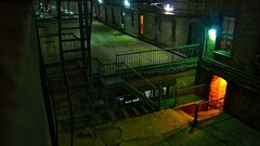 national geographic road City night lights stairs new york city