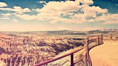 nature canyon landscape sky