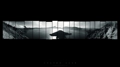 nature collage crater Lake digital art Simple Background