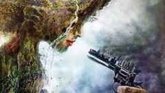 nature environment digital art artwork gun