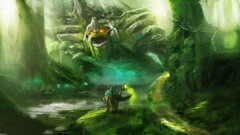 nature Golem Dota 2 fantasy art video games