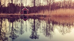 nature Lake reflection water